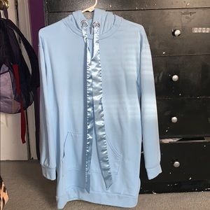 Long sleeve sweatshirt dress
